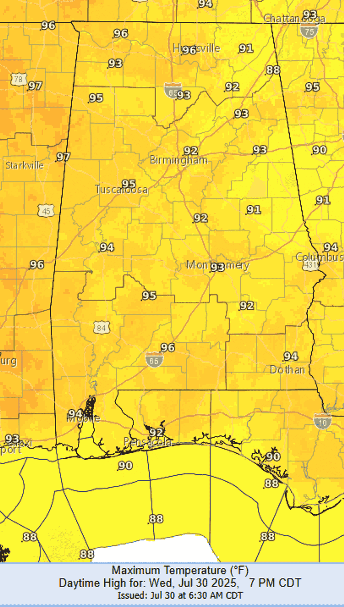 Heat advisories in effect through Thursday
