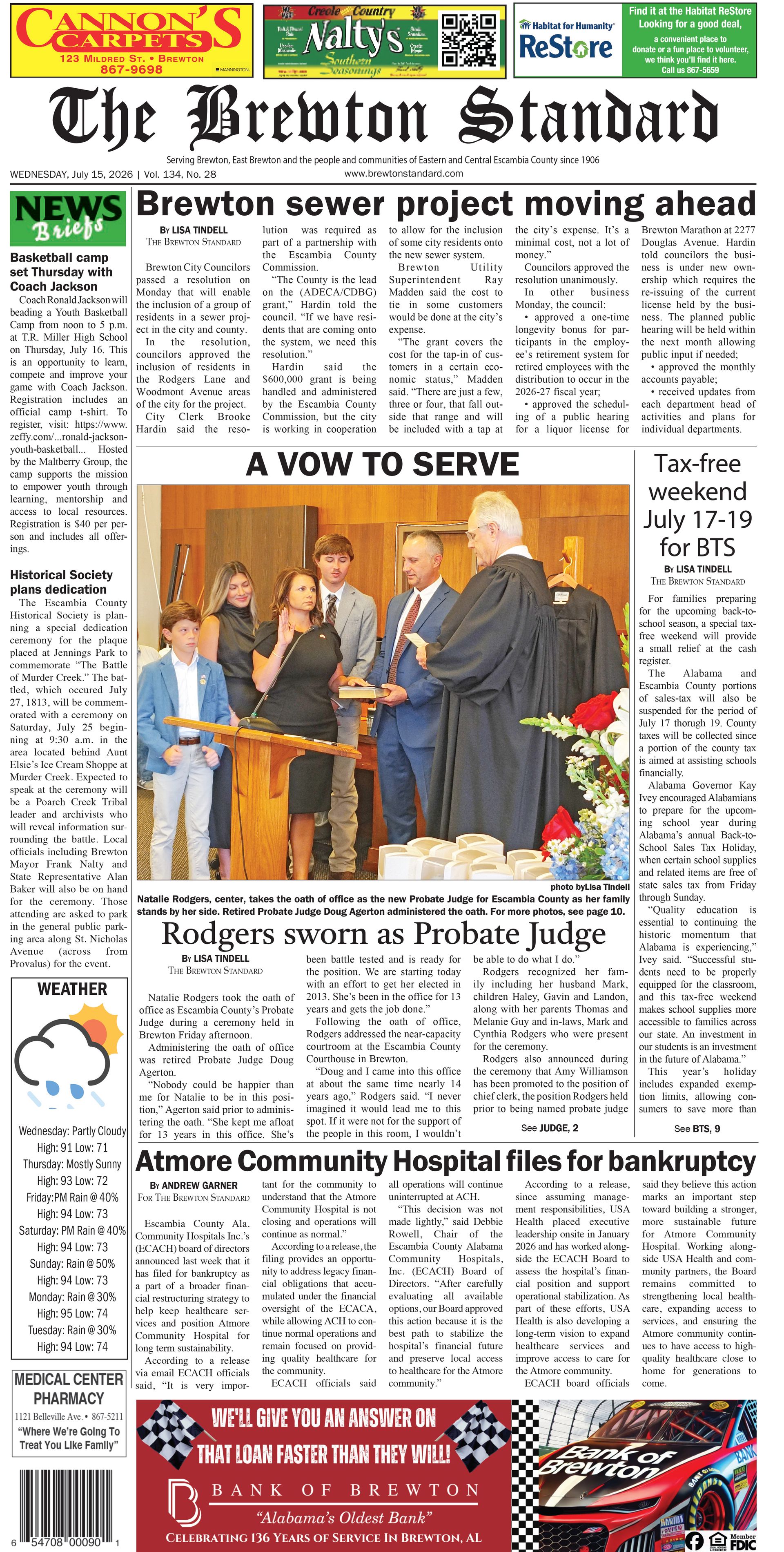 Brewito The latest E-Edition News, Stories, and Articles | The Brewton Standard.