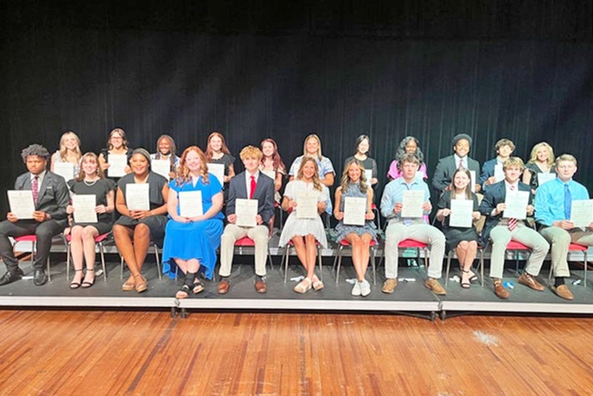 TRM students inducted into National Honor Society