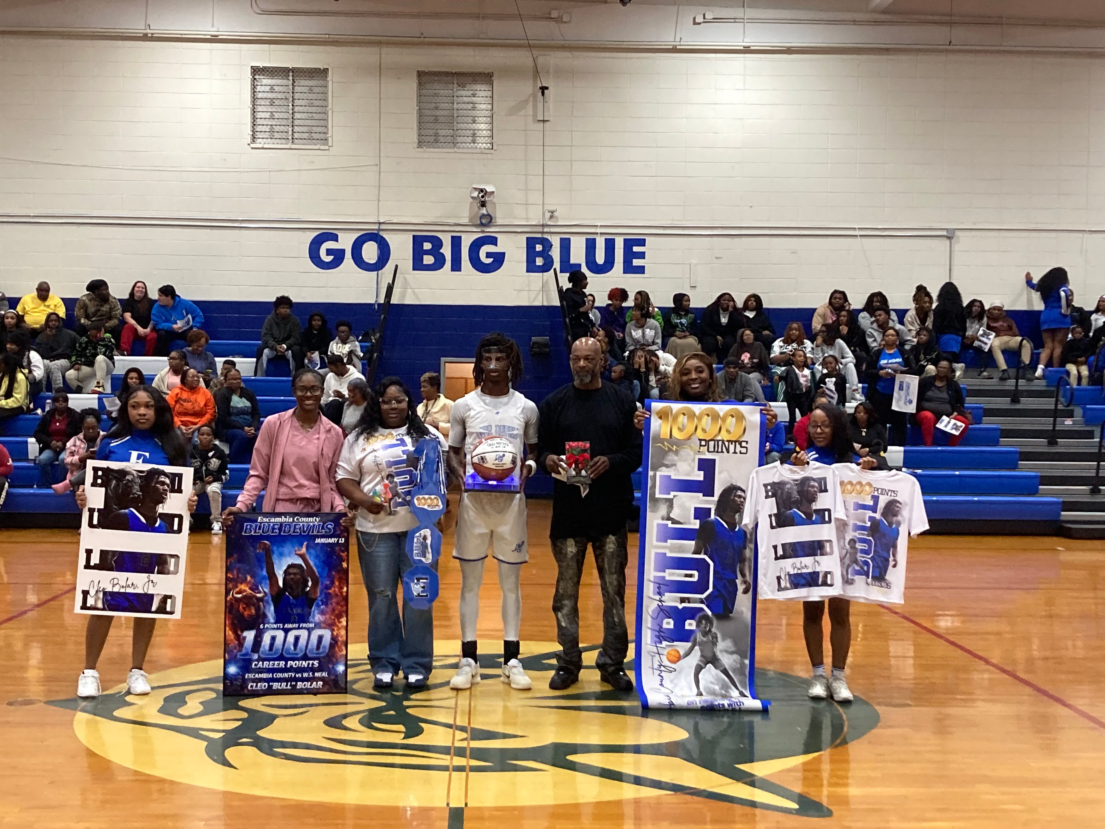 ECHS's Bolar reaches 1,000-point milestone Tuesday night; Blue Devils defeat W.S. Neal 62-46