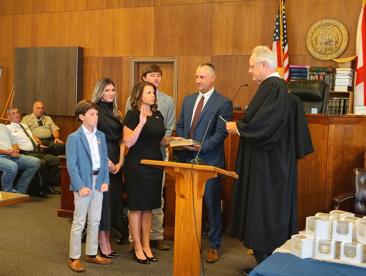 Natalie Rodgers sworn in as Escambia County probate judge in Brewton ceremony