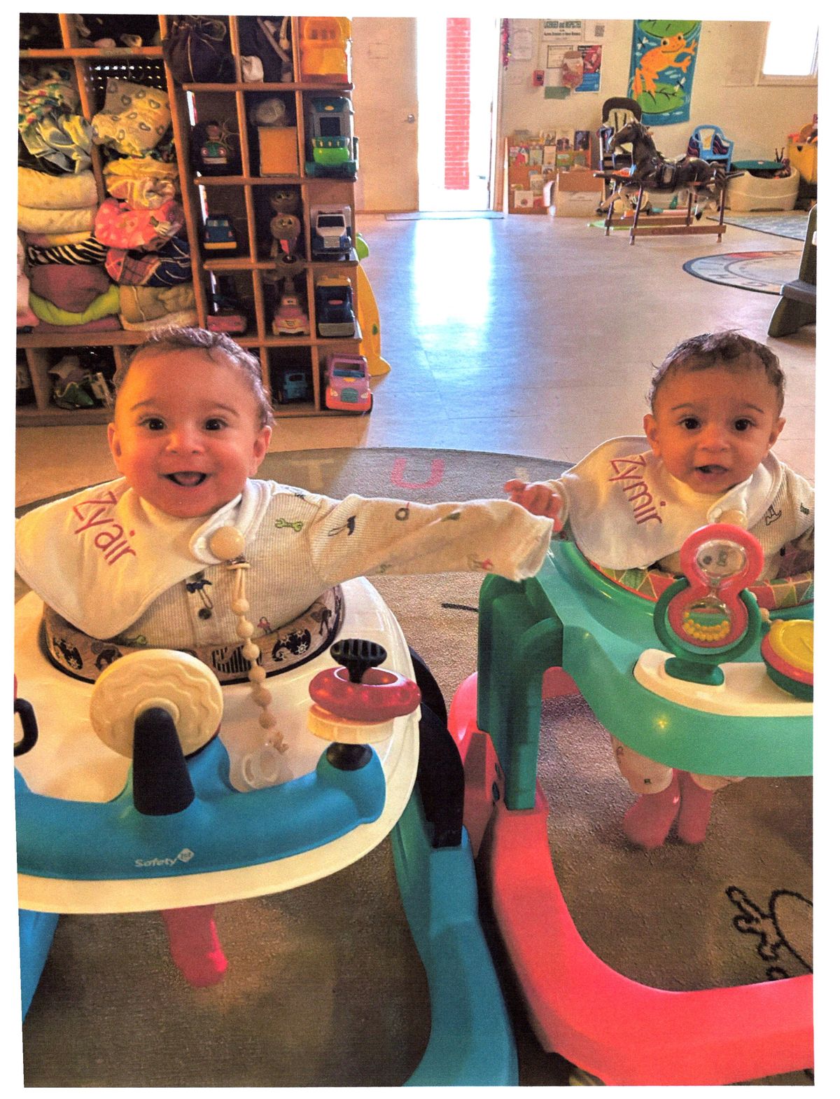 Zyair and Zymir Moore of Atmore celebrate their first birthd...