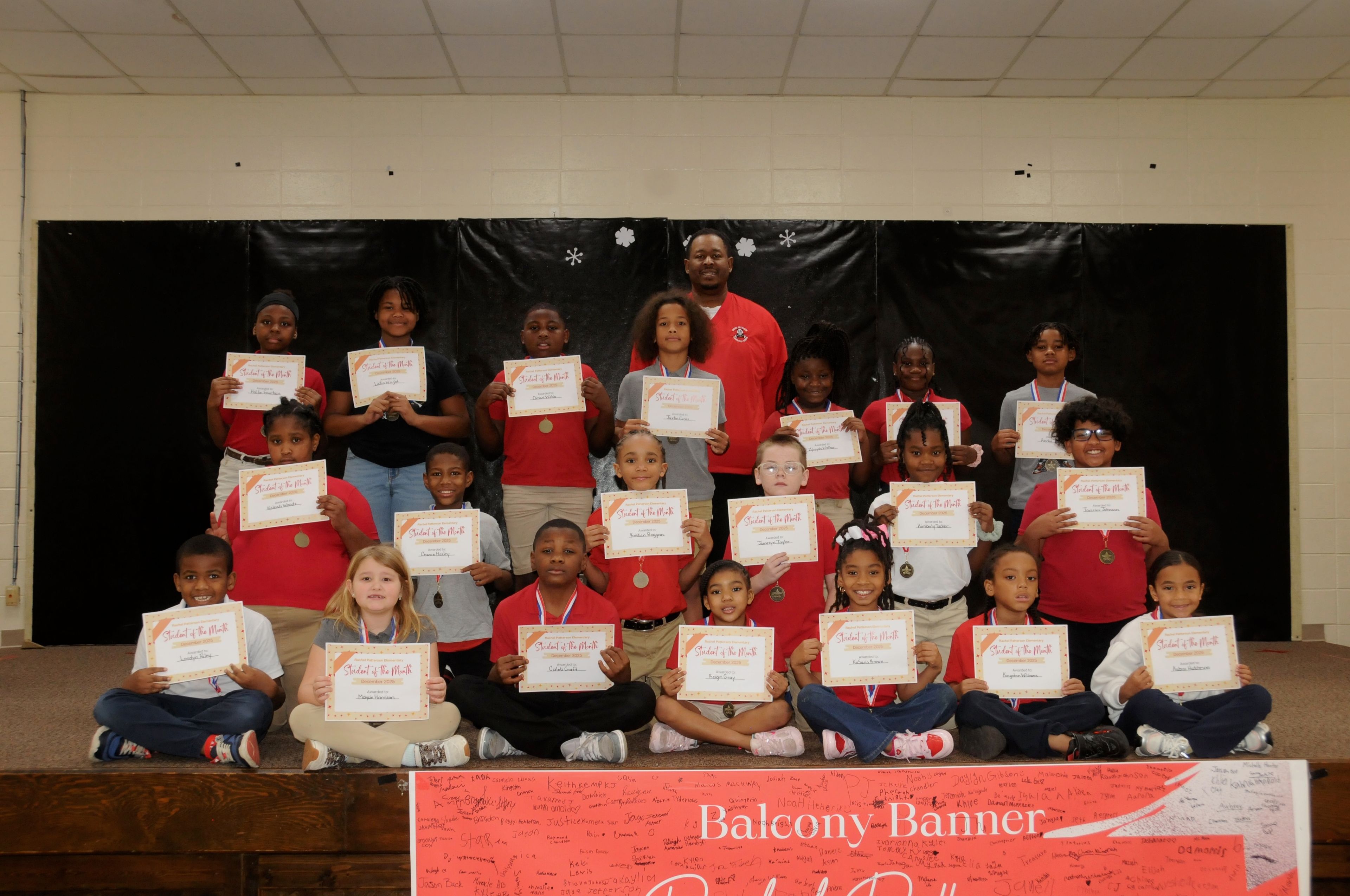 Rachel Patterson Elementary names December 2025 star students of the month   - home hero image