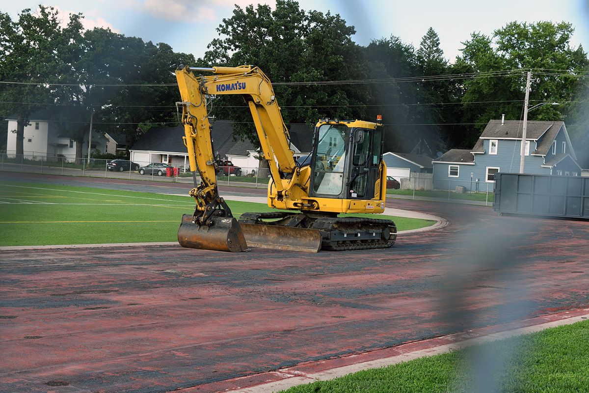 Back on track: Larry Gilbertson track and field undergoing summer renovation