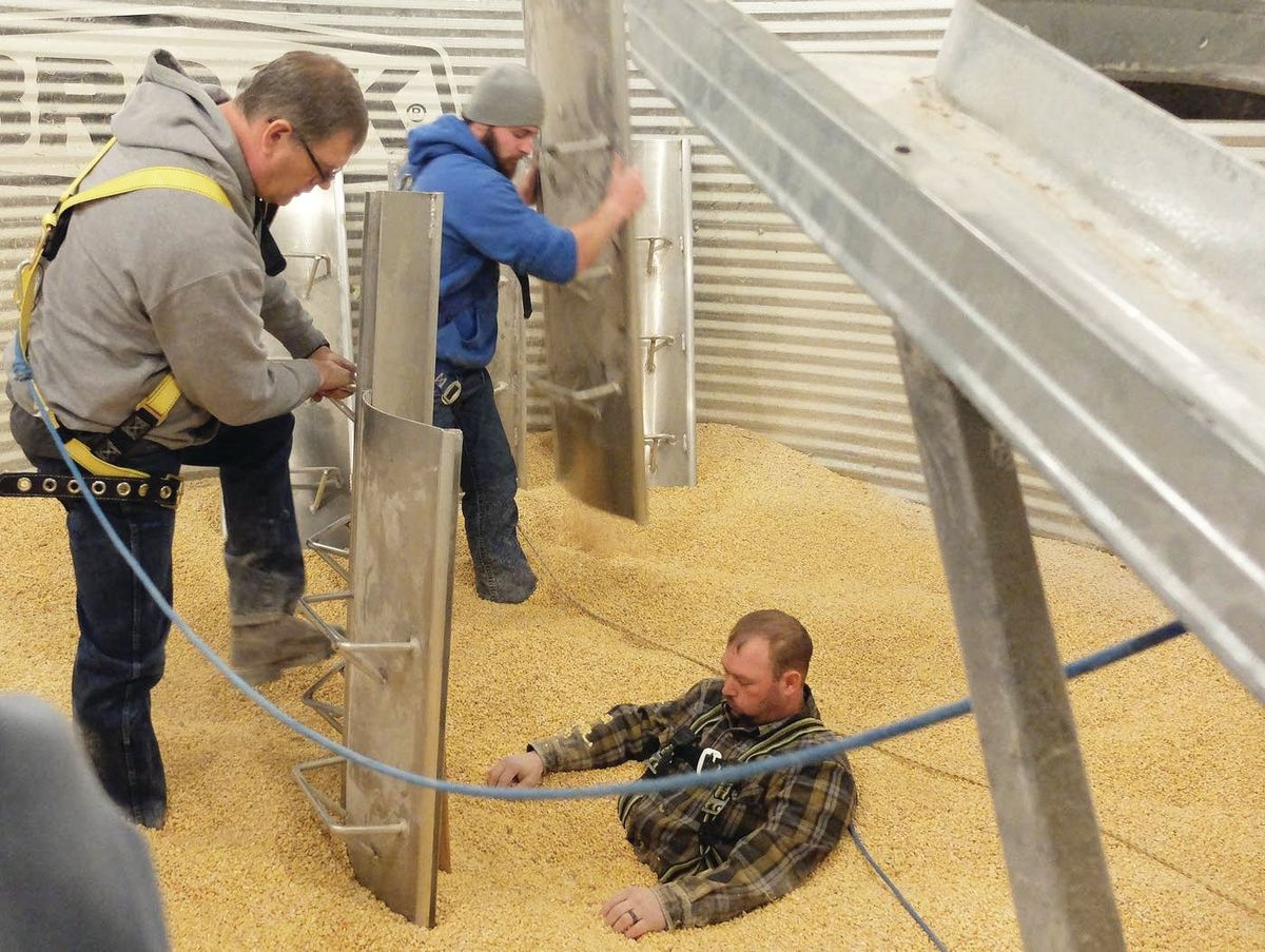 First, they invented a way to rescue people from grain bin a...