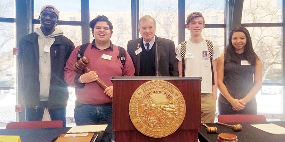 Students learn about government through Model Legislature