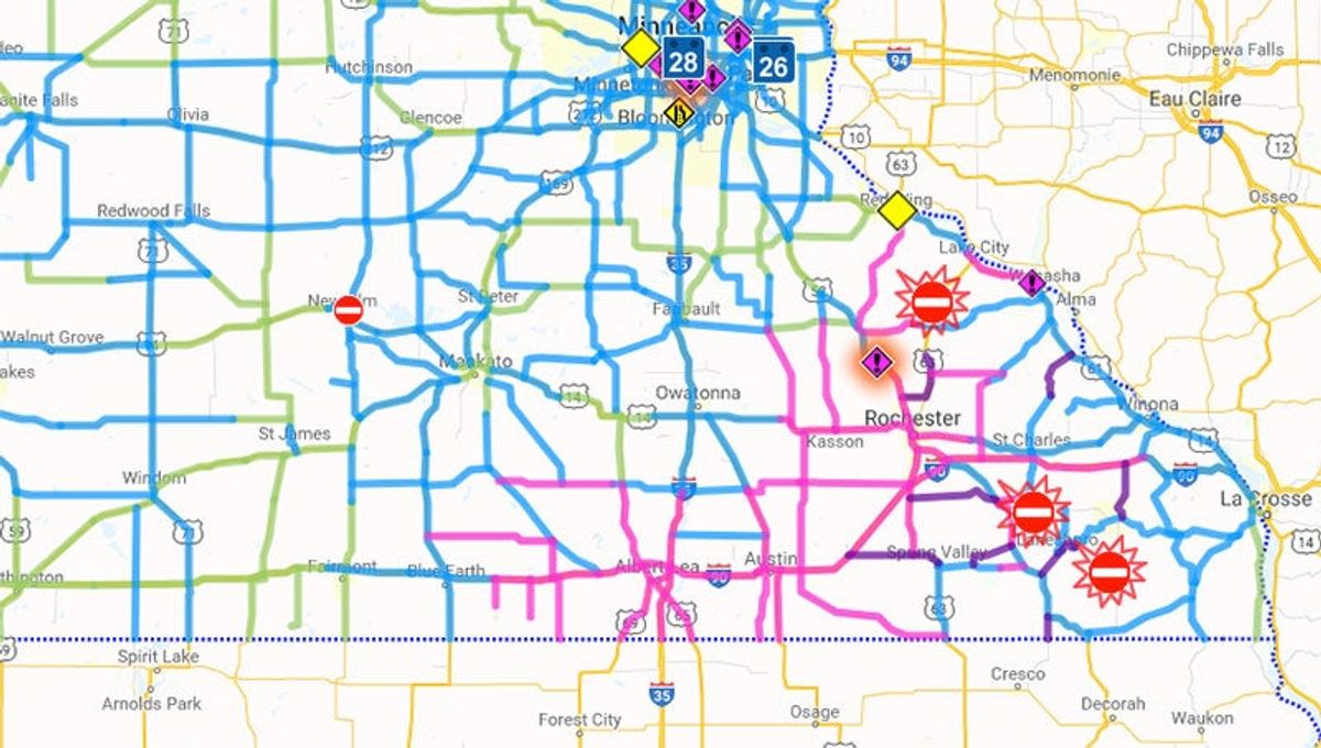 MnDOT reopens southbound I-35 between Owatonna and Albert Le...