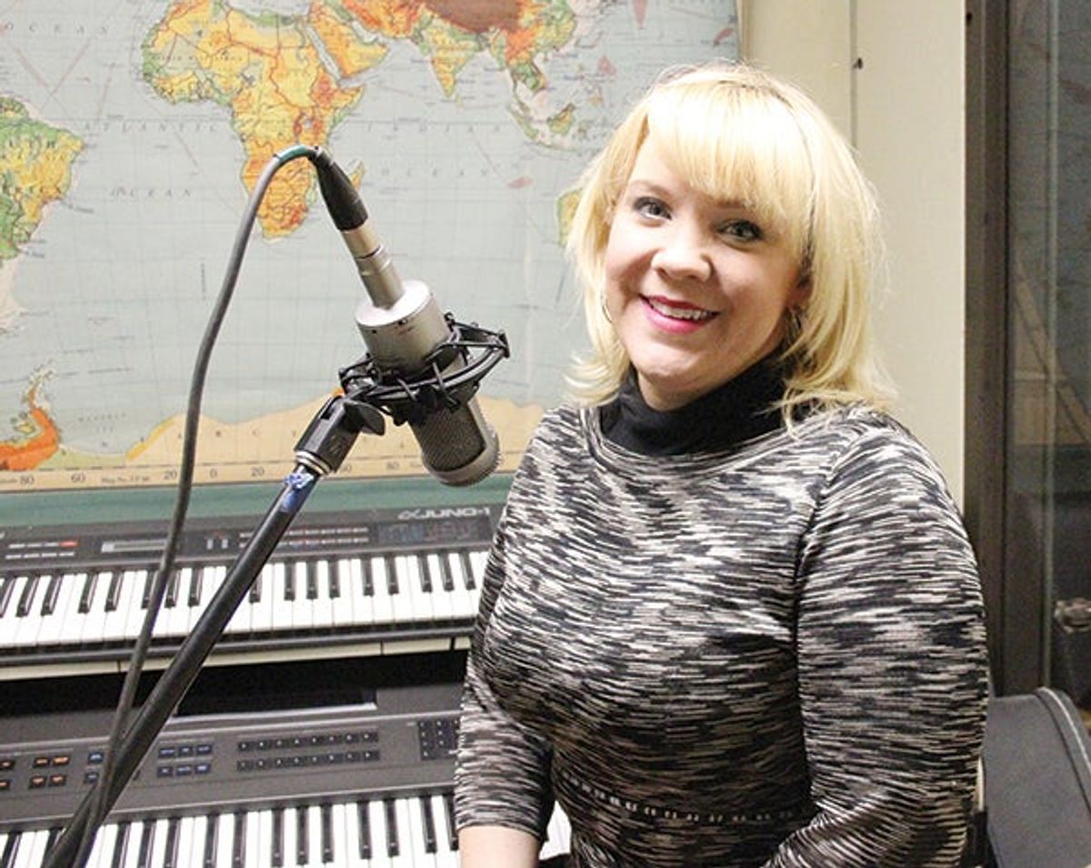 Singer, actress enters studio to make album