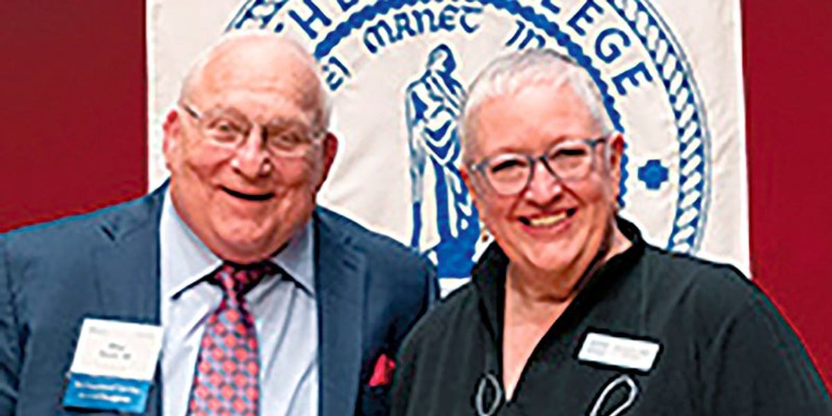 Ruzek honored with the Distinguished Service Award at Luther College