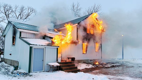 Rural Lansing home a loss after Wednesday morning fire