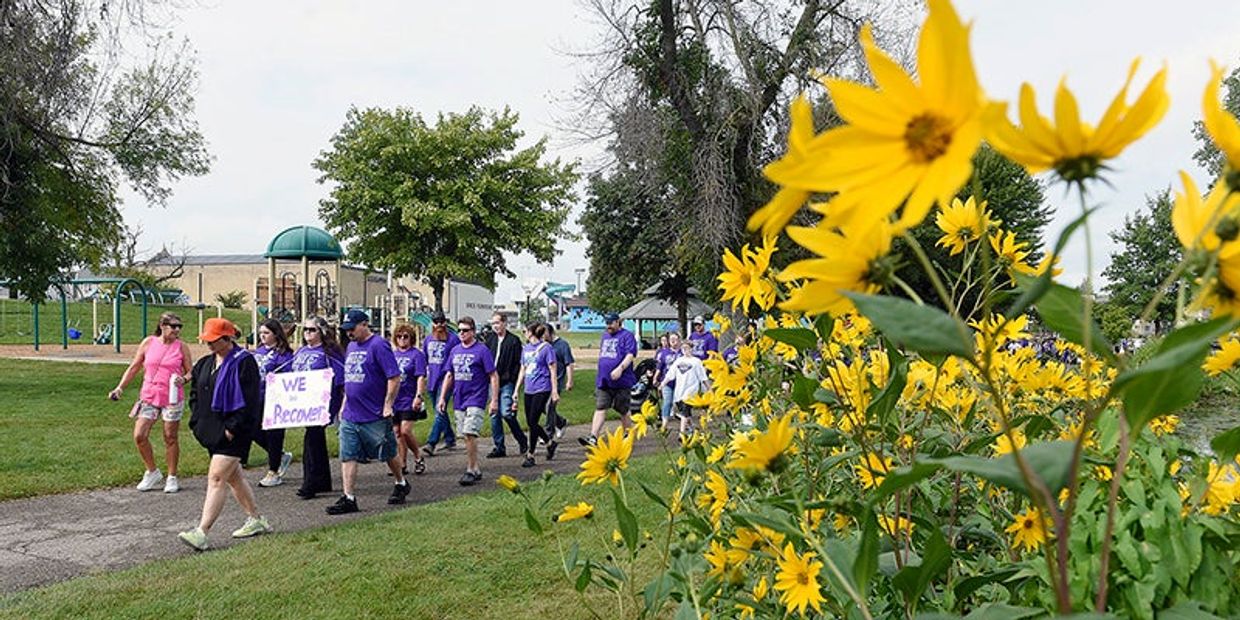 A walk for recovery, community
