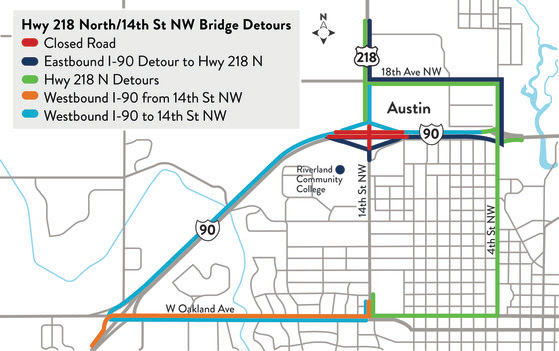 Second bridge demolition in Austin, April 24-27