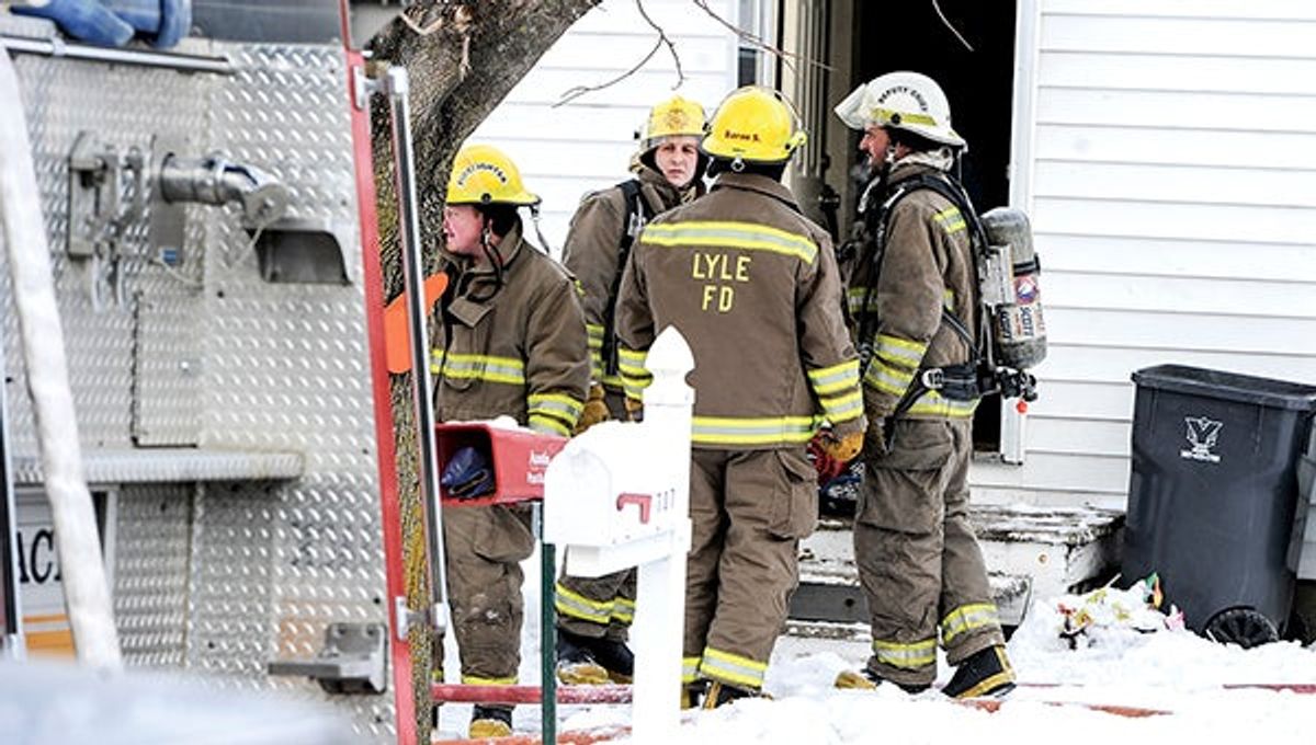 Firefighters put out house fire