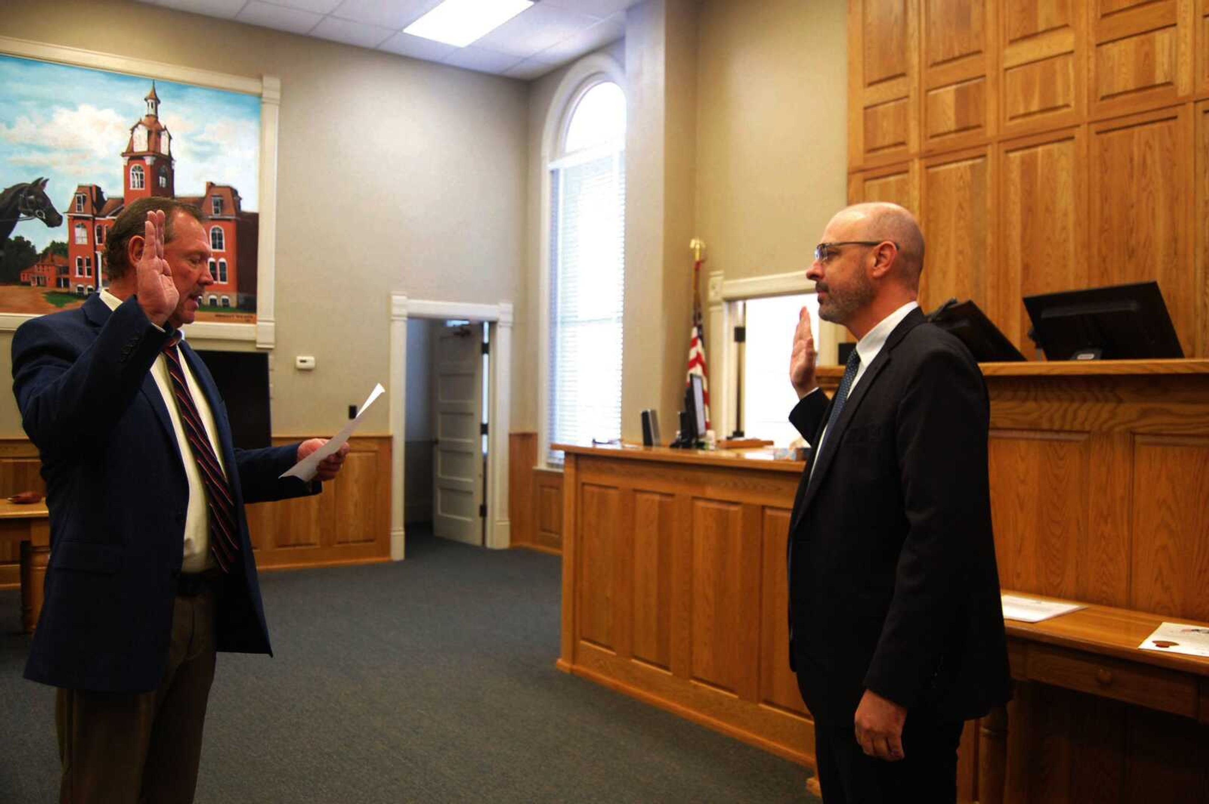 Judge David Riddle Kirby Takes Oath As Associate Circuit Judge