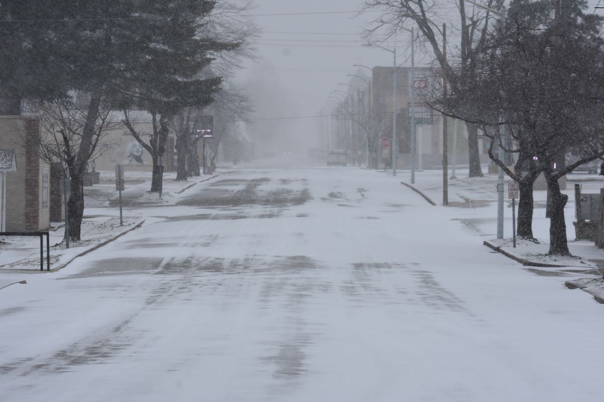 Areas of Stoddard County see 2.5 inches of snow, with 4 to 8...