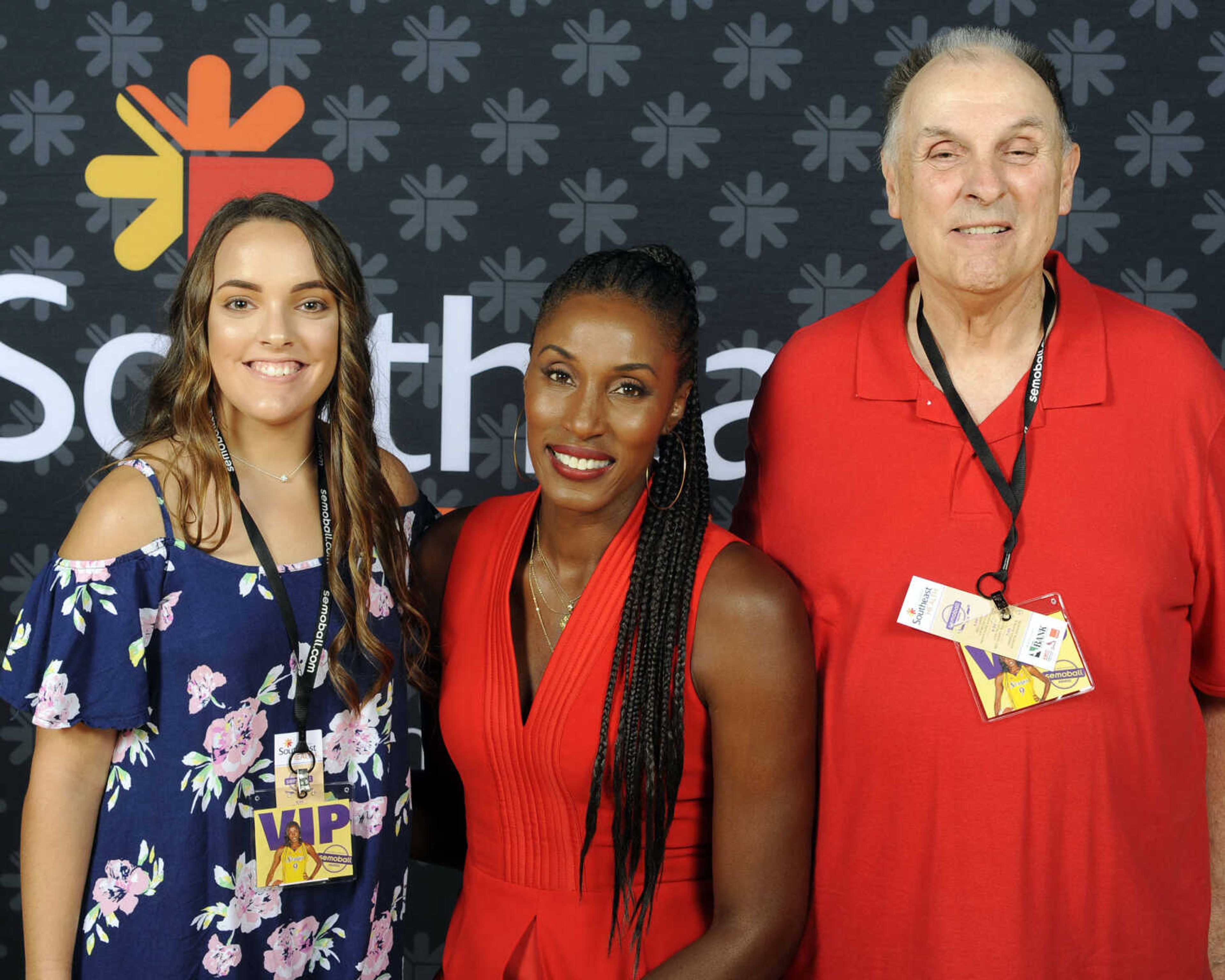 VIP reception with Lisa Leslie before the Semoball Awards show Saturday, July 14, 2018 at the River Campus.