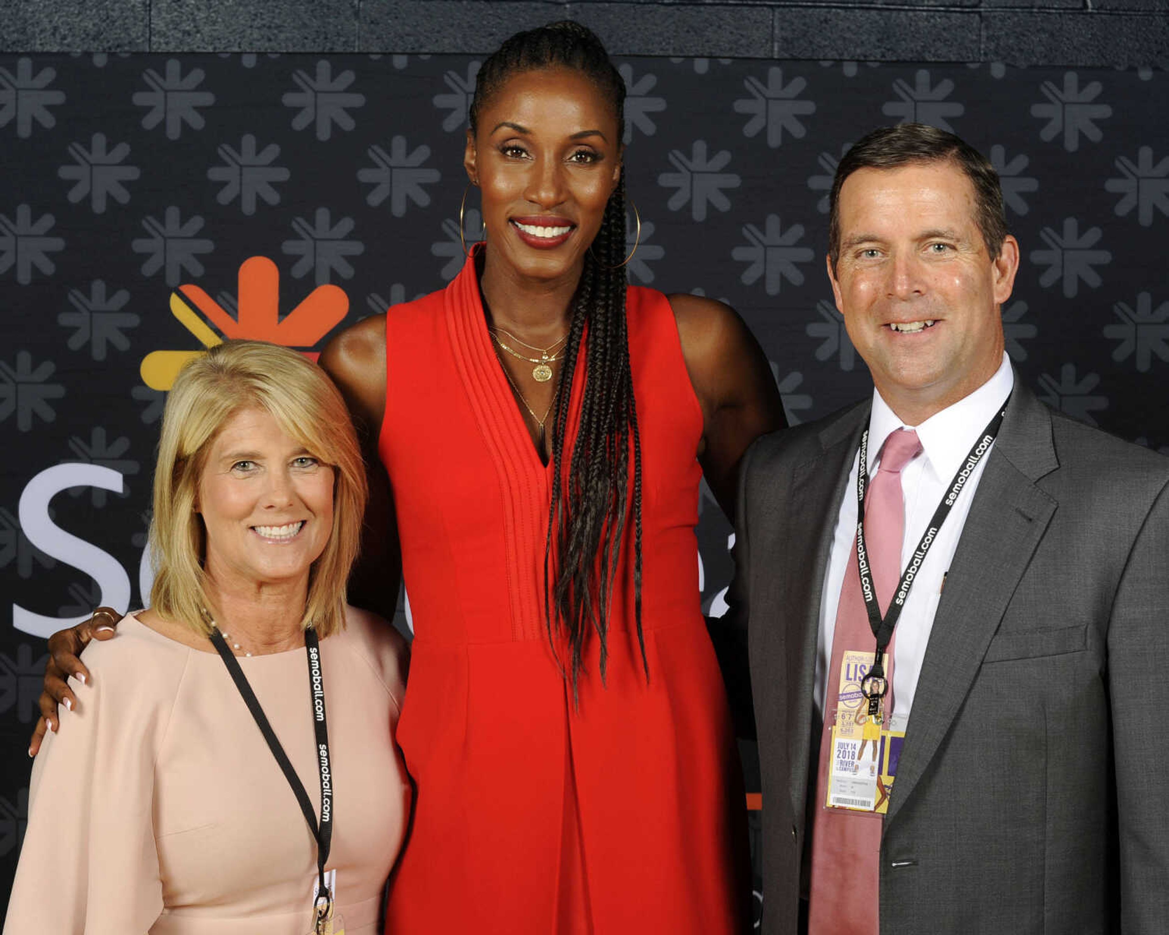 VIP reception with Lisa Leslie before the Semoball Awards show Saturday, July 14, 2018 at the River Campus.