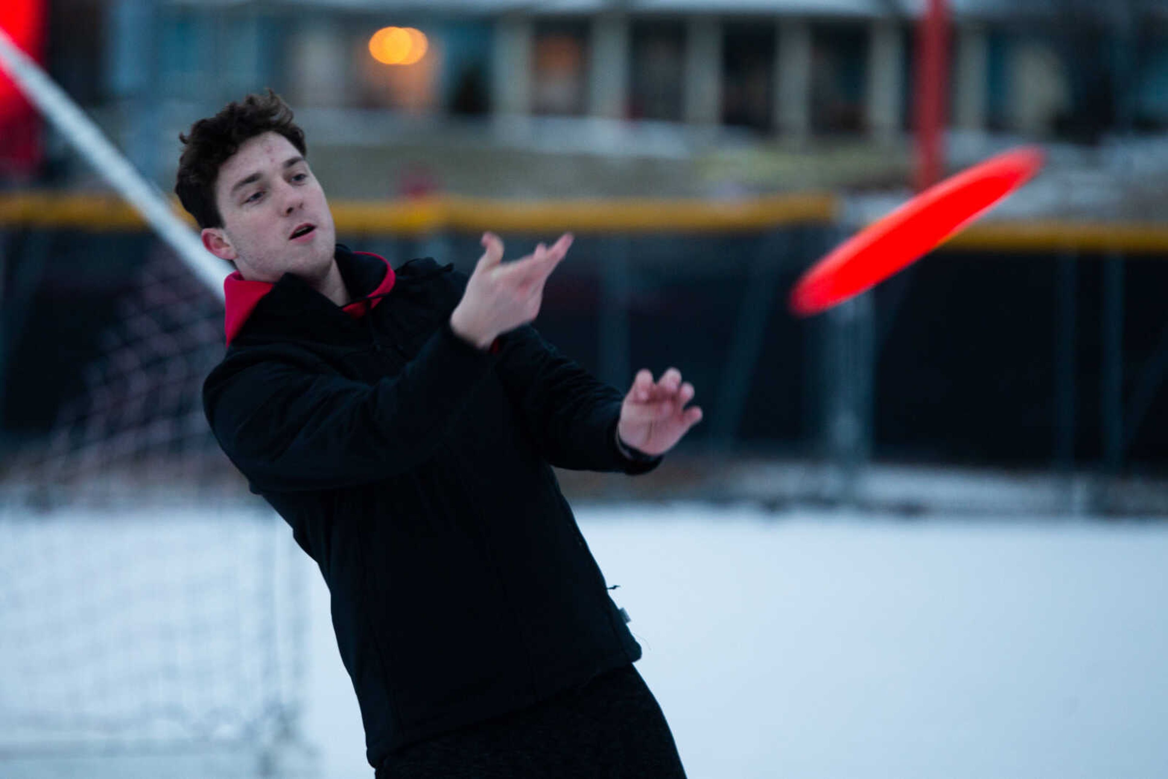 Redhawks ultimate practices in the snow