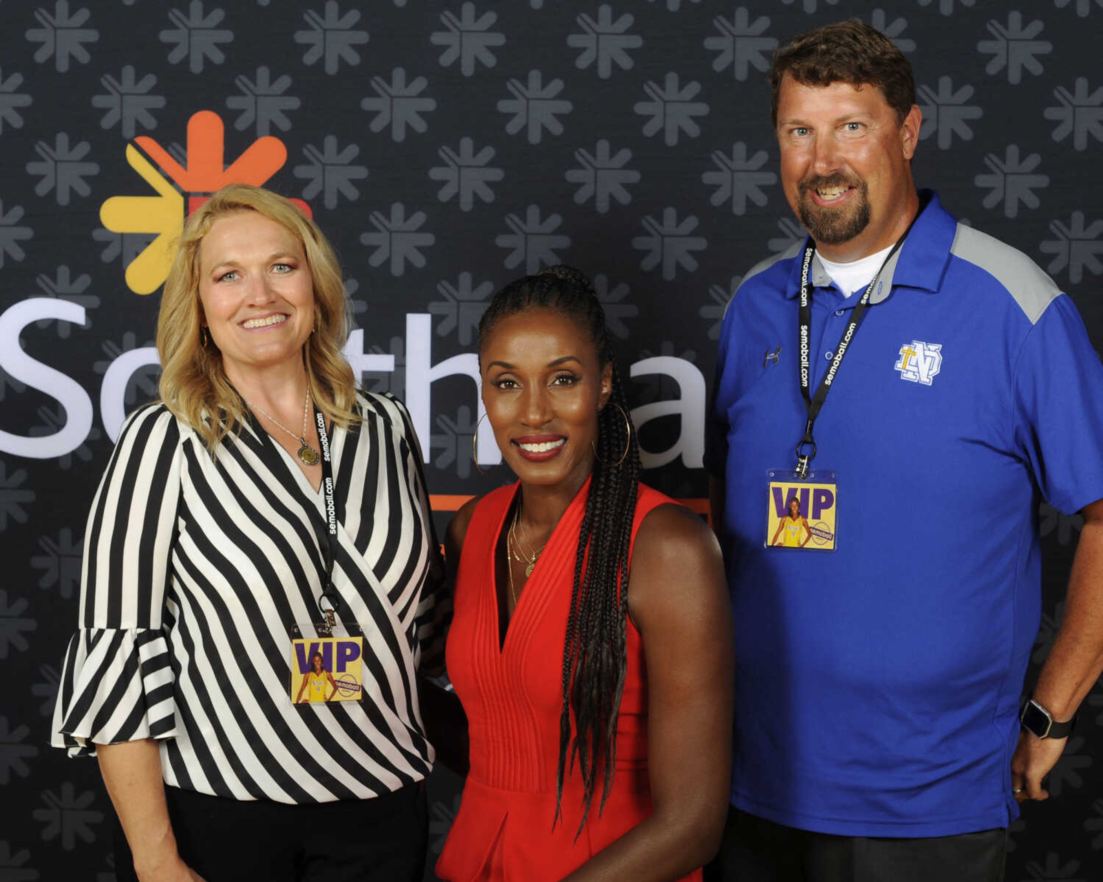 VIP reception with Lisa Leslie before the Semoball Awards show Saturday, July 14, 2018 at the River Campus.