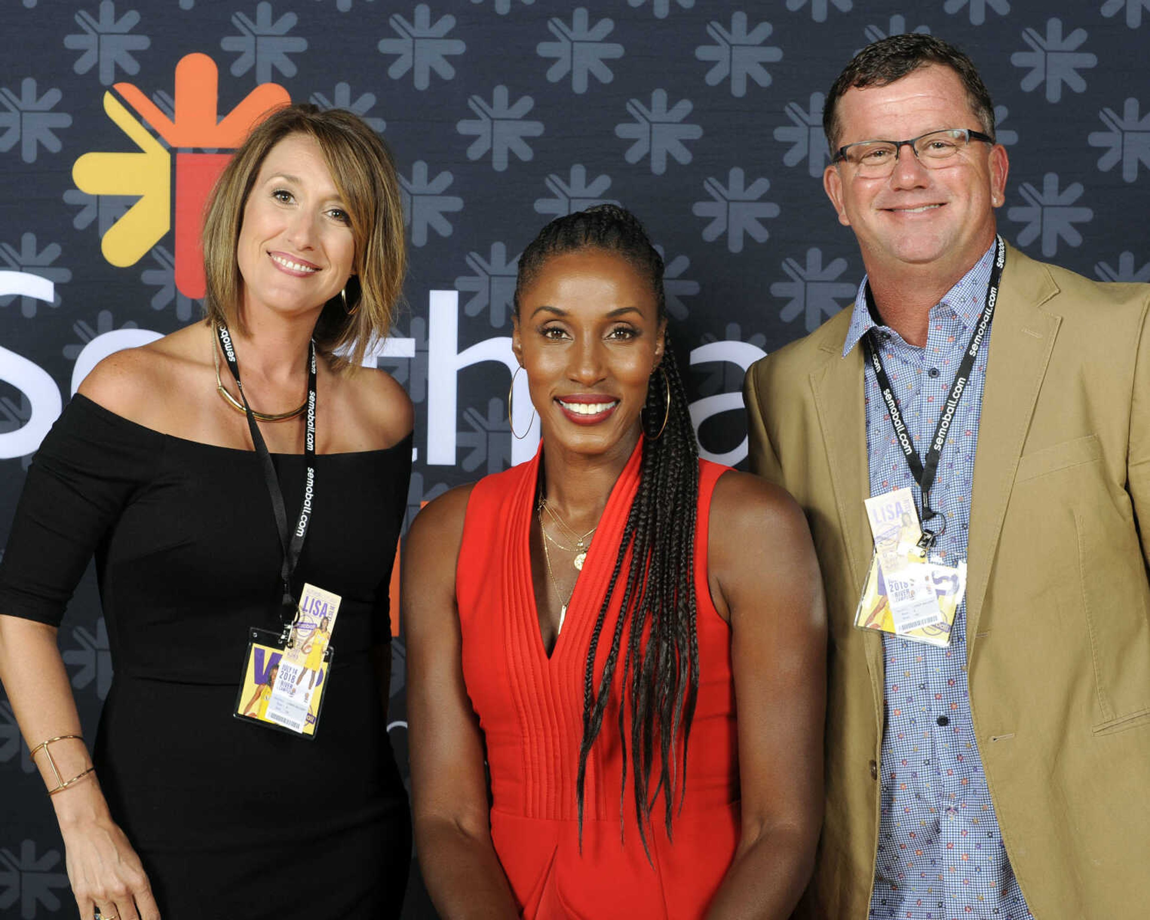 VIP reception with Lisa Leslie before the Semoball Awards show Saturday, July 14, 2018 at the River Campus.