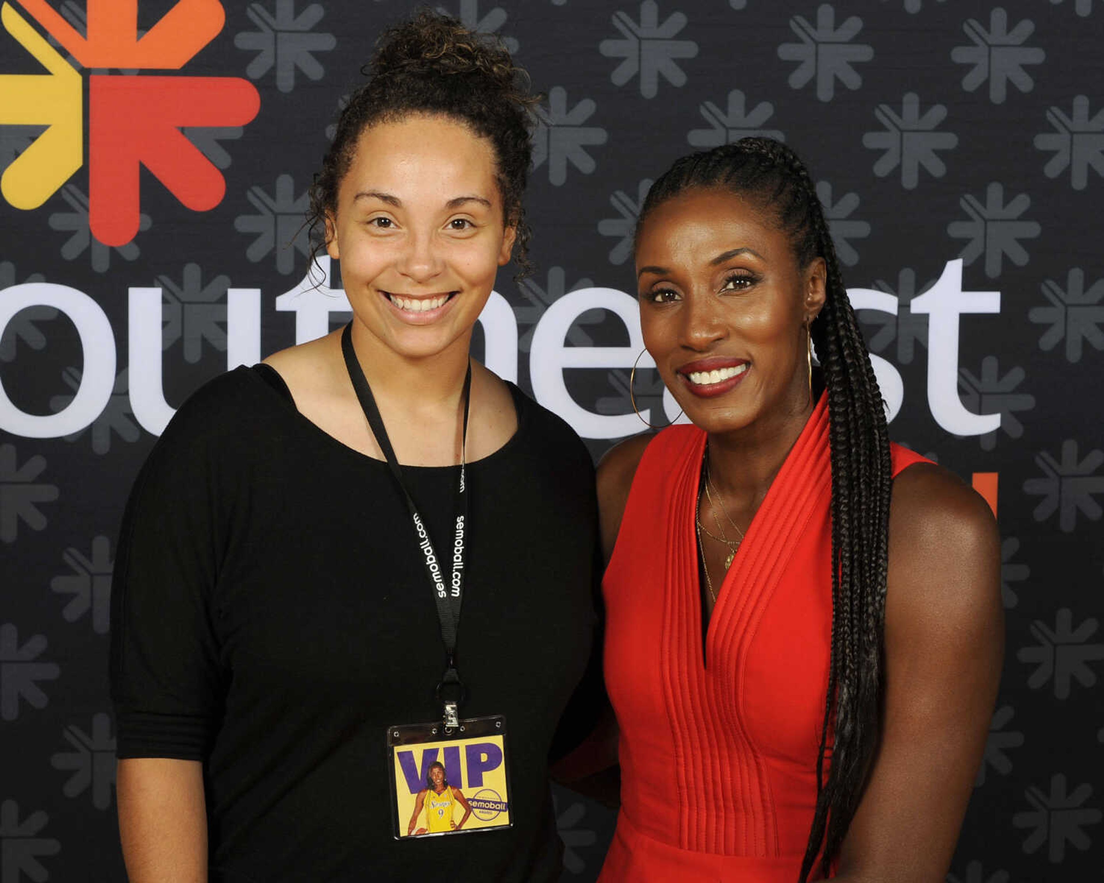 VIP reception with Lisa Leslie before the Semoball Awards show Saturday, July 14, 2018 at the River Campus.