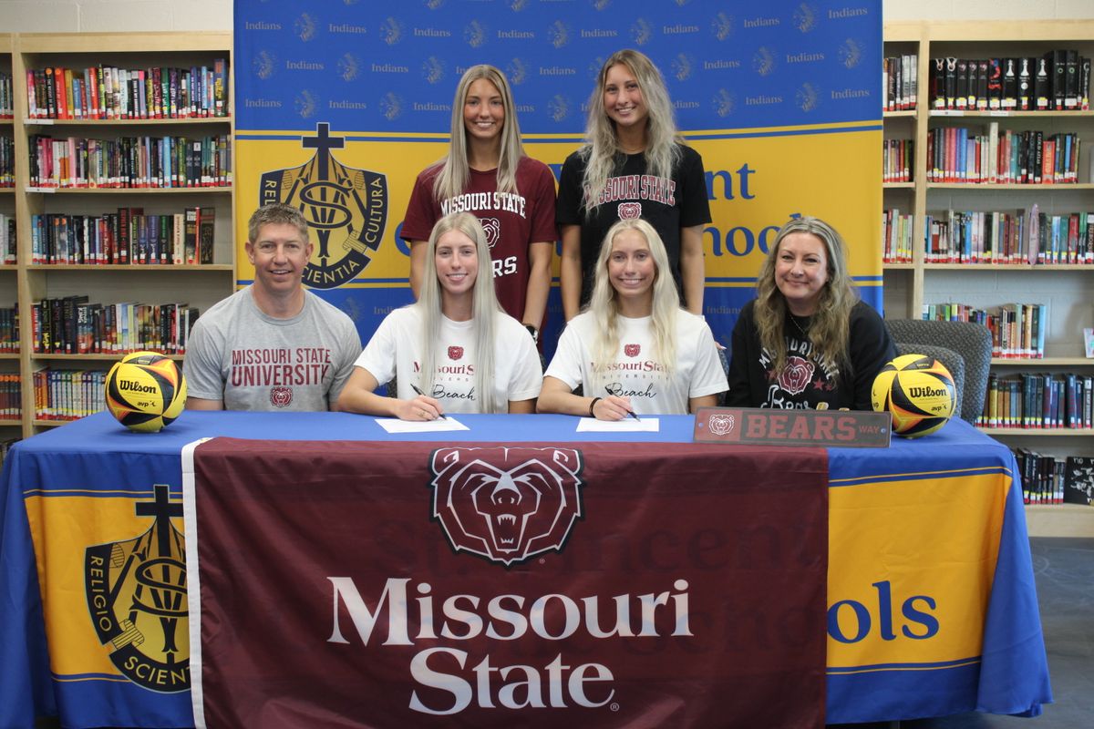 Rubel twins sign with Missouri State beach volleyball