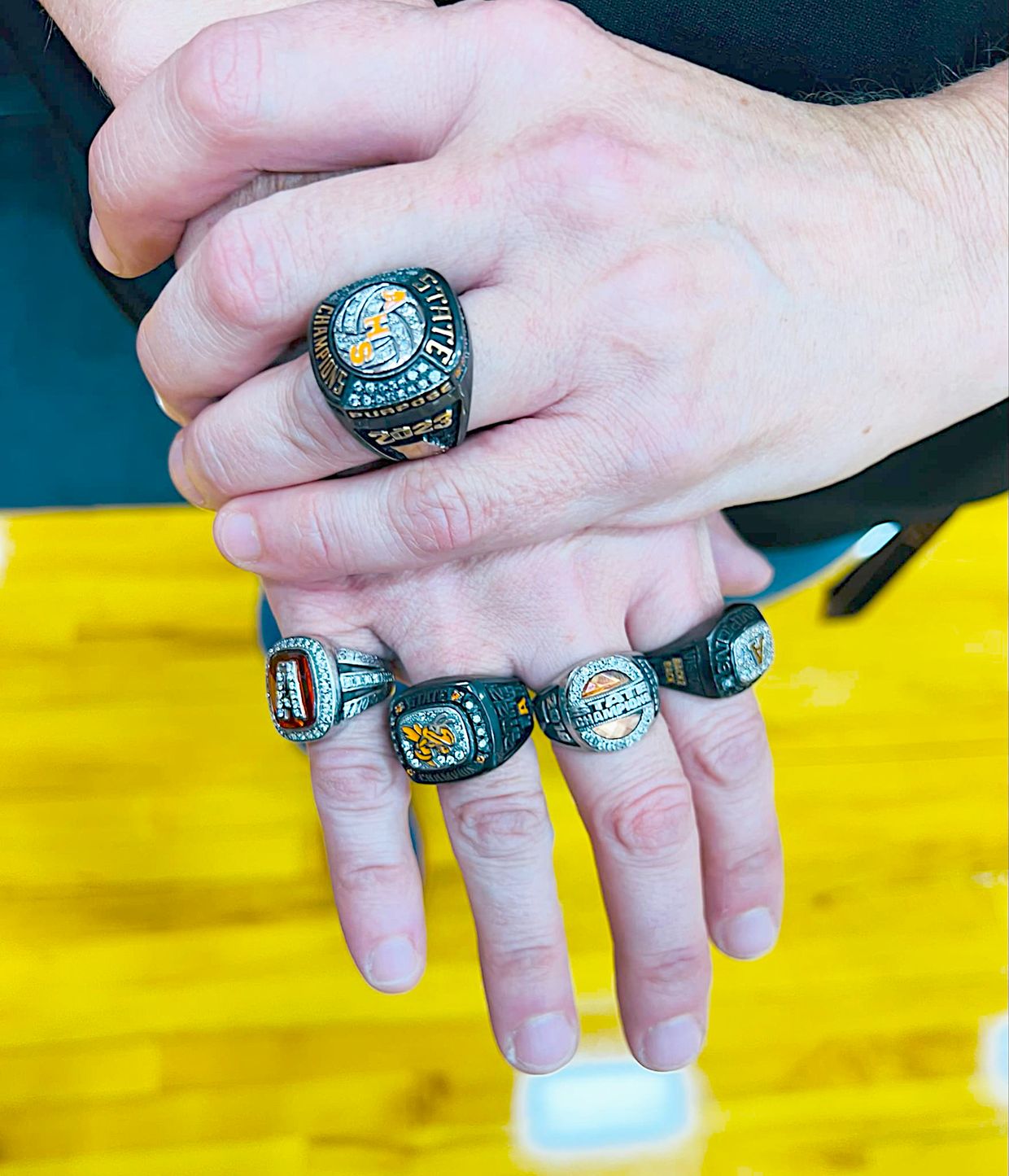 receive 2023 state championship rings