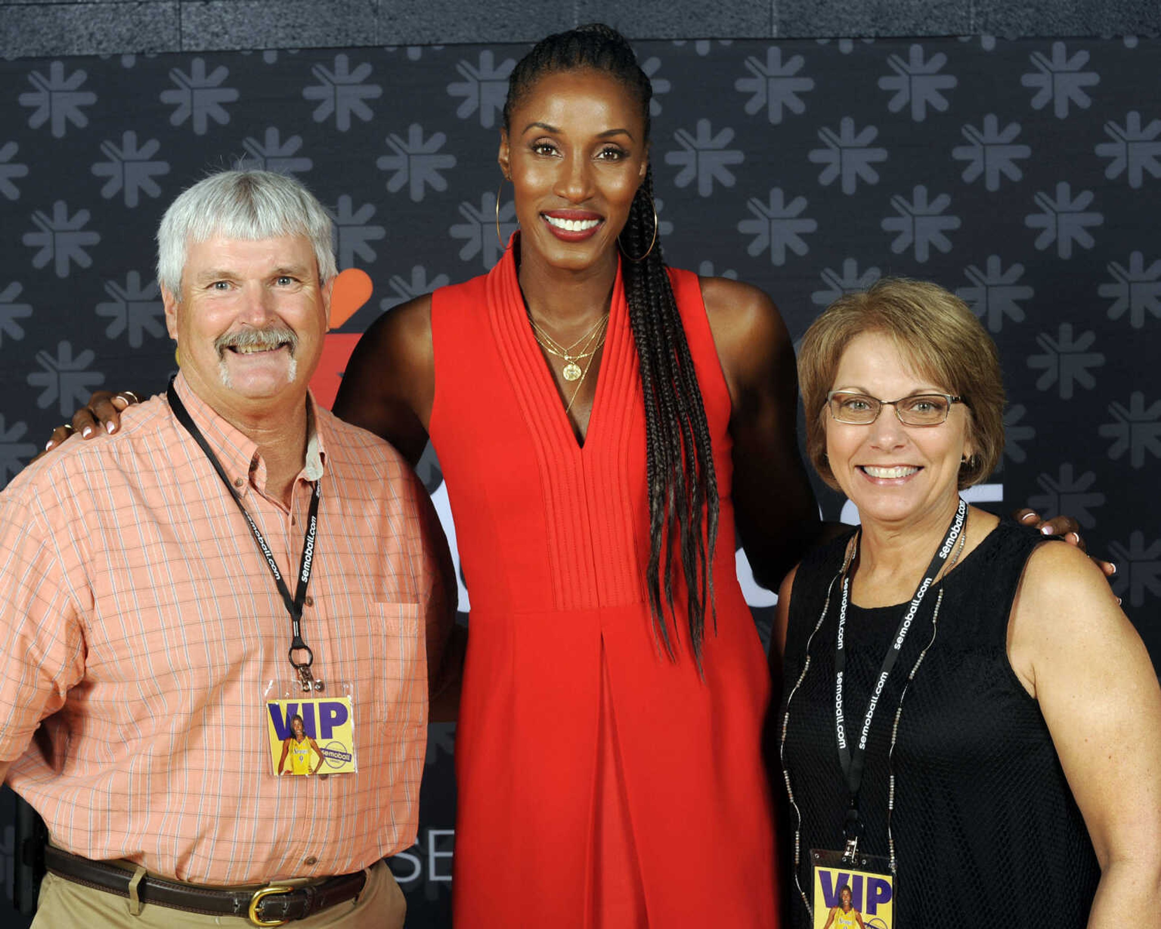 VIP reception with Lisa Leslie before the Semoball Awards show Saturday, July 14, 2018 at the River Campus.