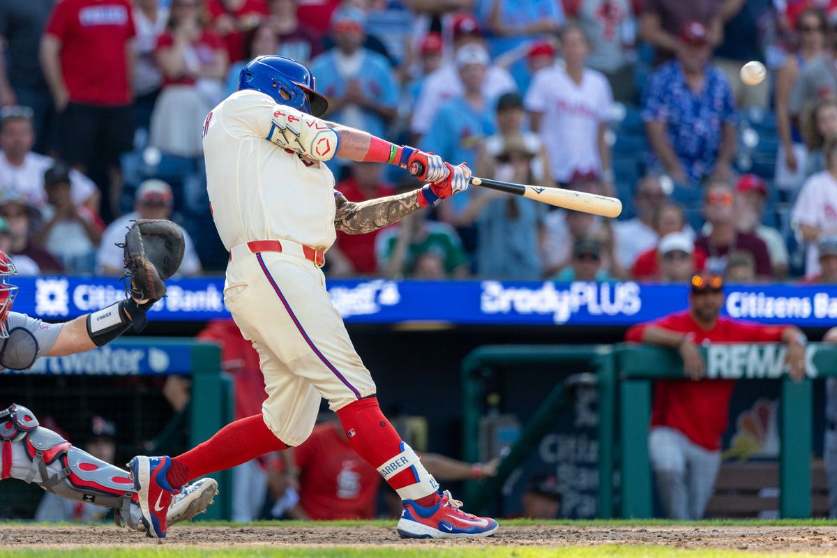 MLB home run leader Schwarber punctuates Phillies' unlikely ...