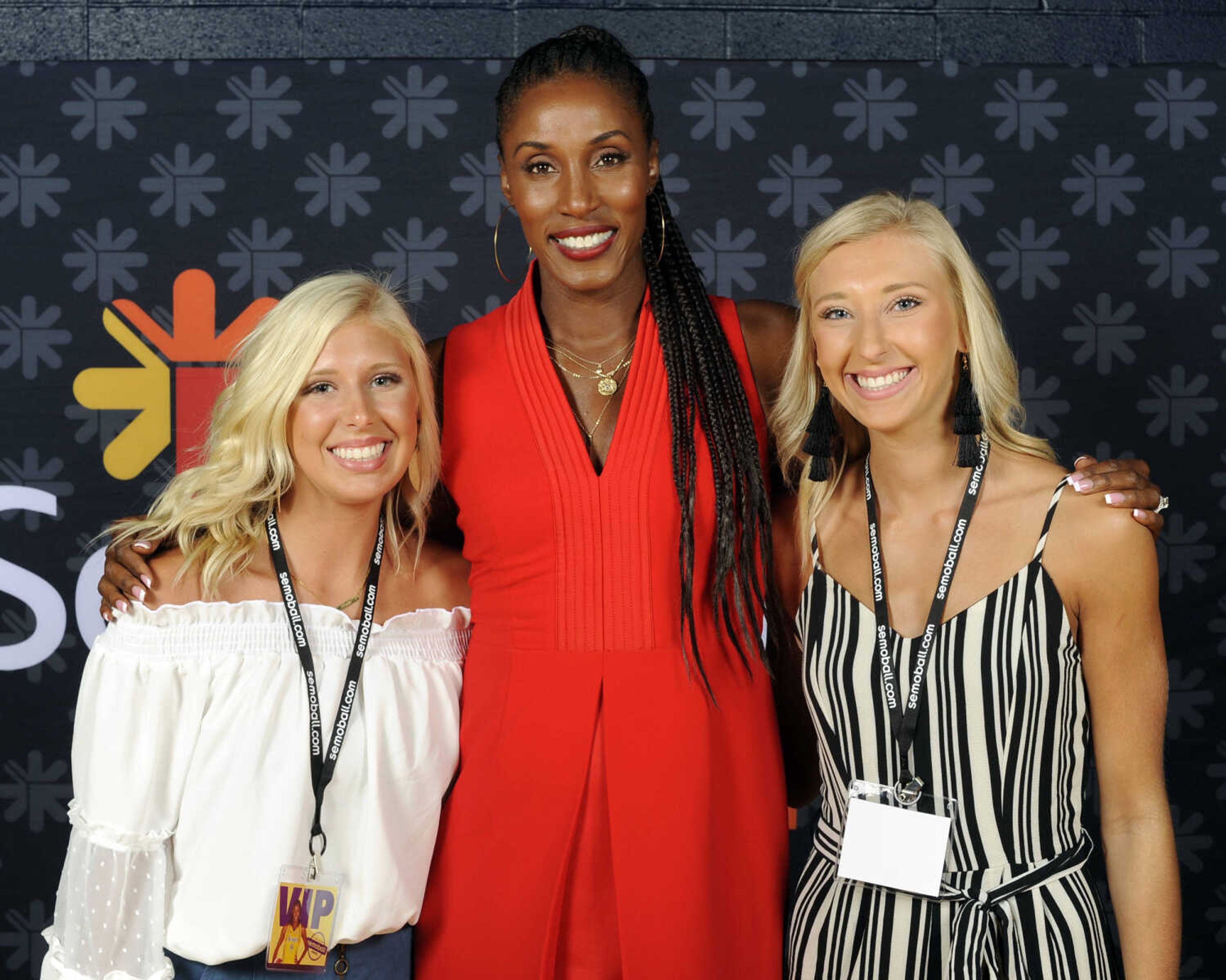 VIP reception with Lisa Leslie before the Semoball Awards show Saturday, July 14, 2018 at the River Campus.