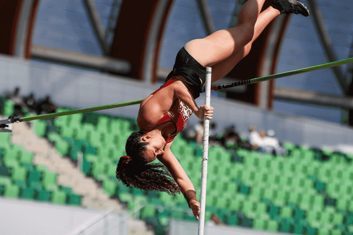 A-State pole vaulter, Notre Dame grad Carly Pujol earns NCAA All-Ameri...