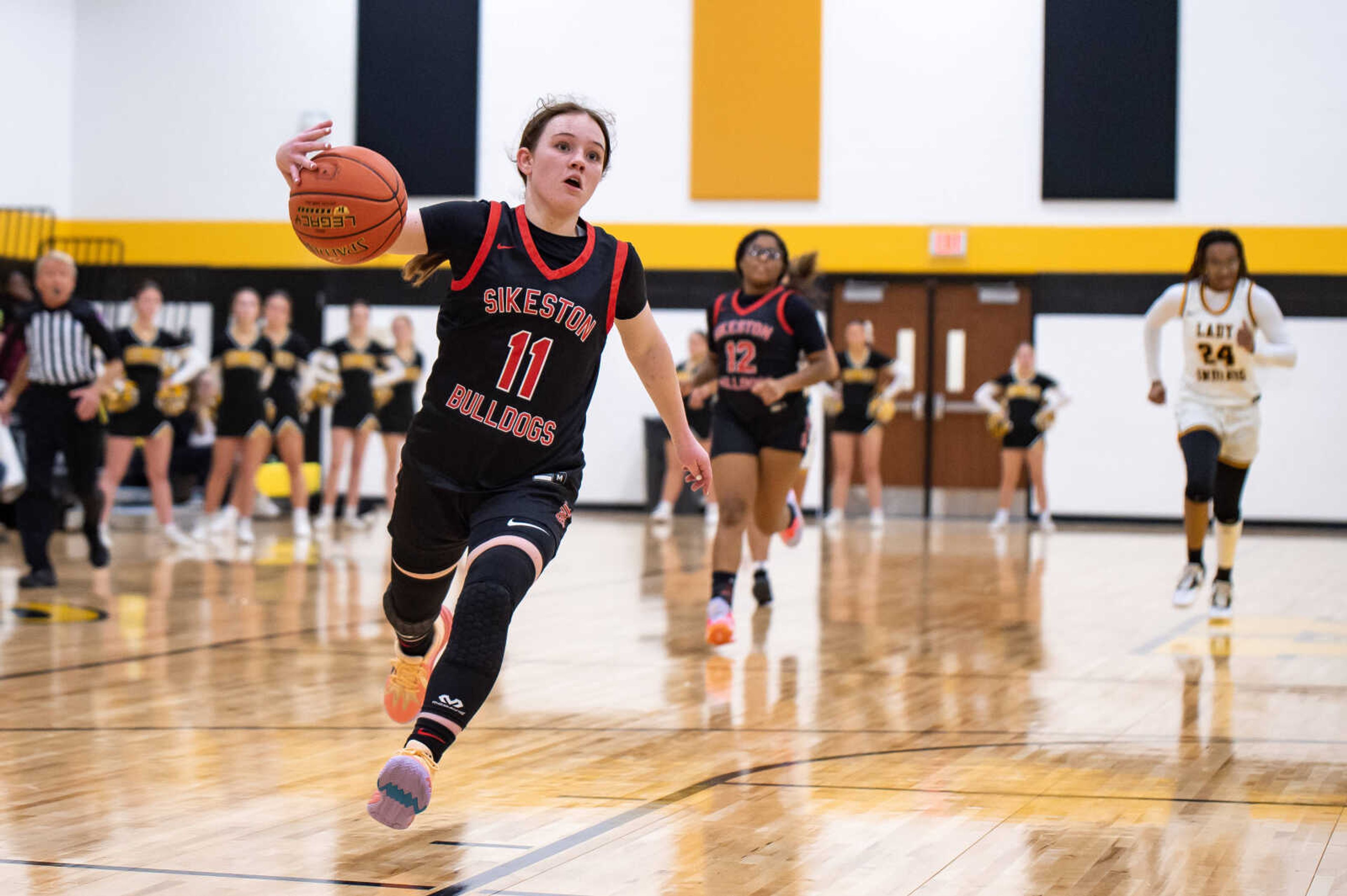 Sikeston junior Landri Hammontree makes a dash for the basket at Kennett on Monday, Jan. 19. 