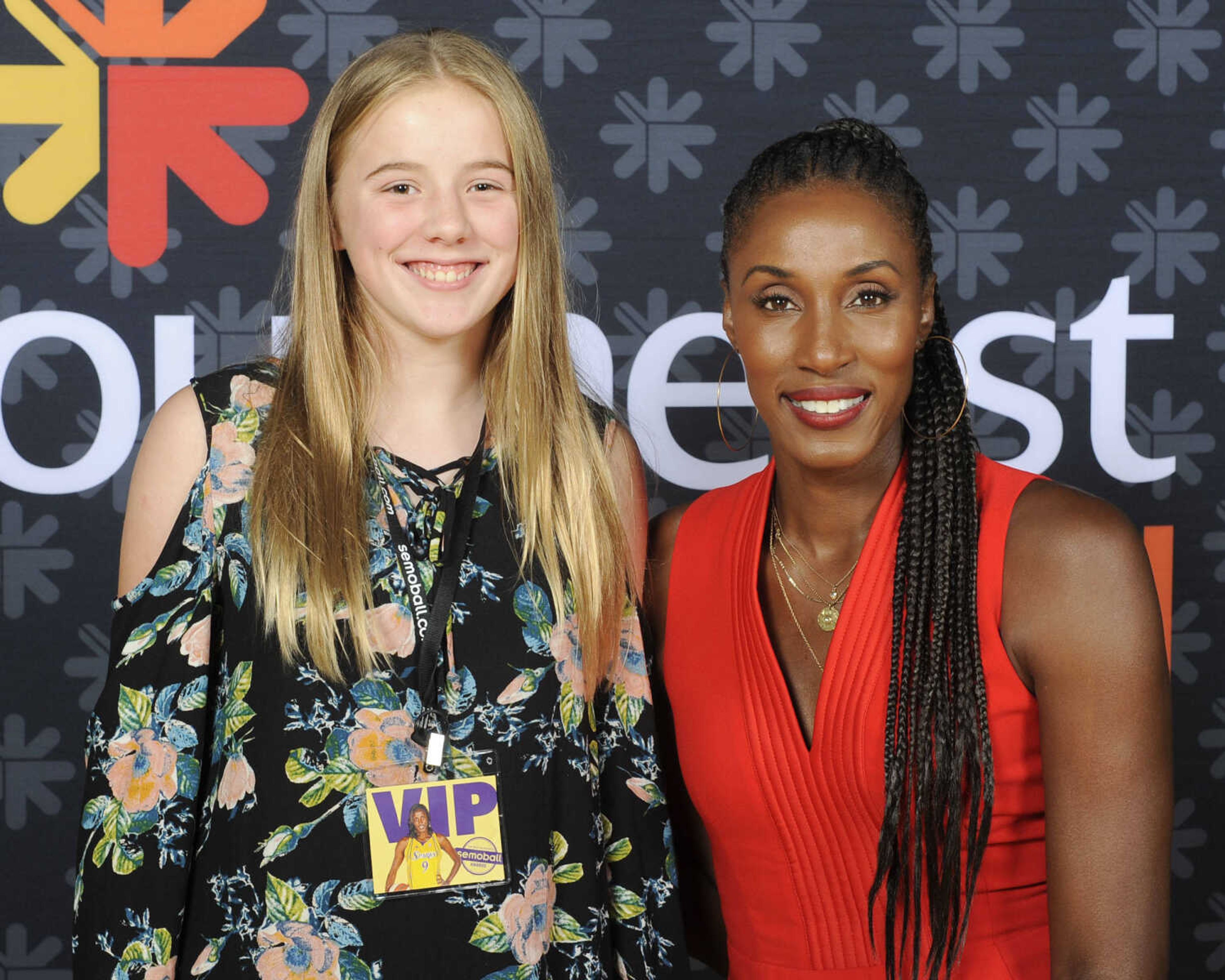 VIP reception with Lisa Leslie before the Semoball Awards show Saturday, July 14, 2018 at the River Campus.