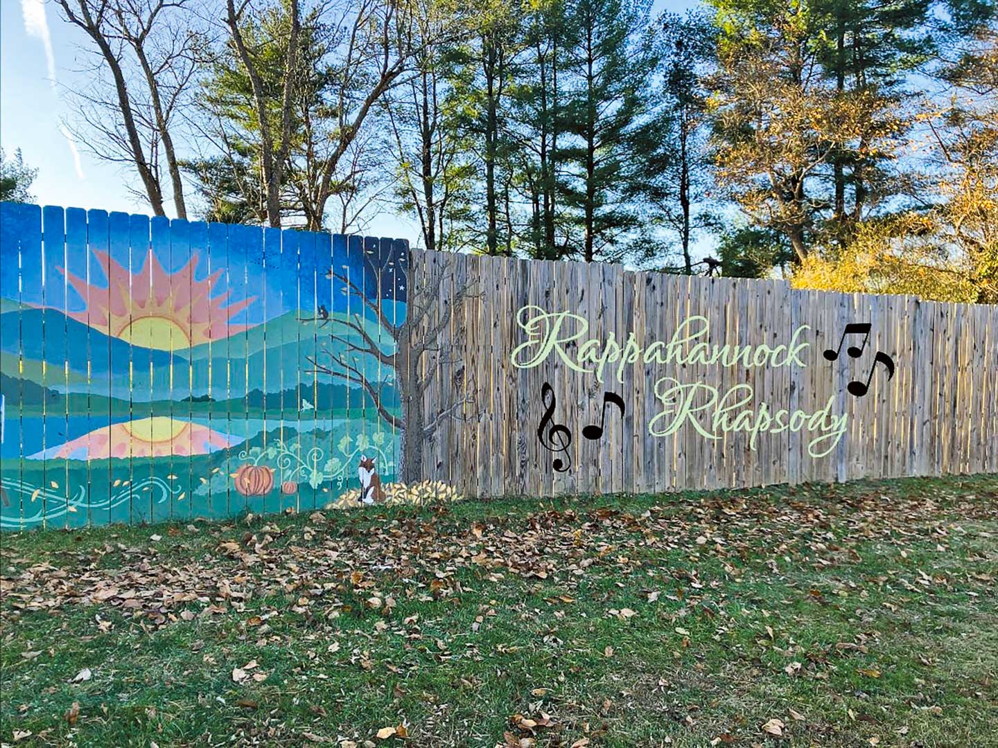 Organizers are looking for adult volunteers to finish painting the mural at the Rappahannock County Park.