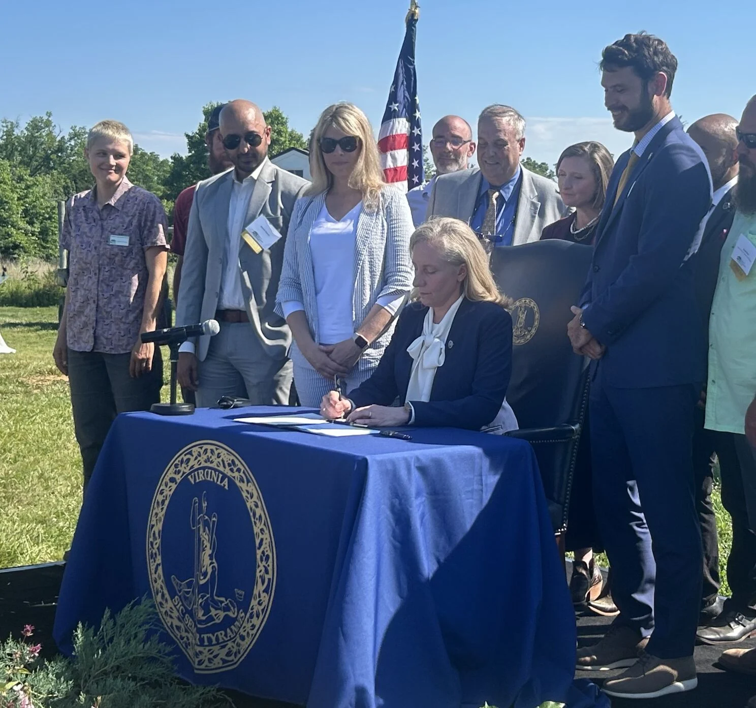 Defining agrivoltaics: Spanberger, local lawmakers celebrate...