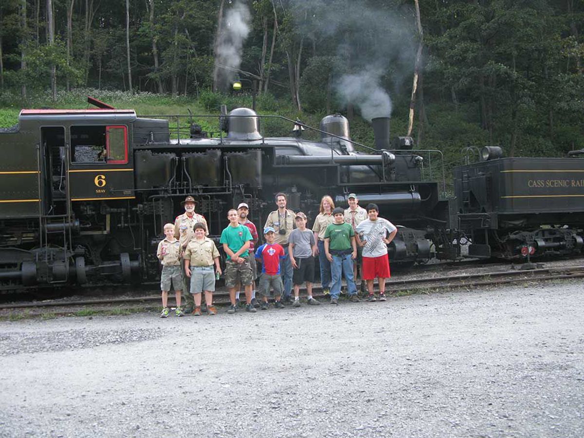 Scouting Train Vip Photo: Scouting out the steam train