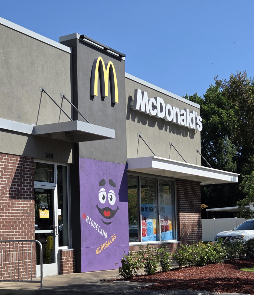 Ridgeland McDonald's Grimace mural ruled in violation of cit