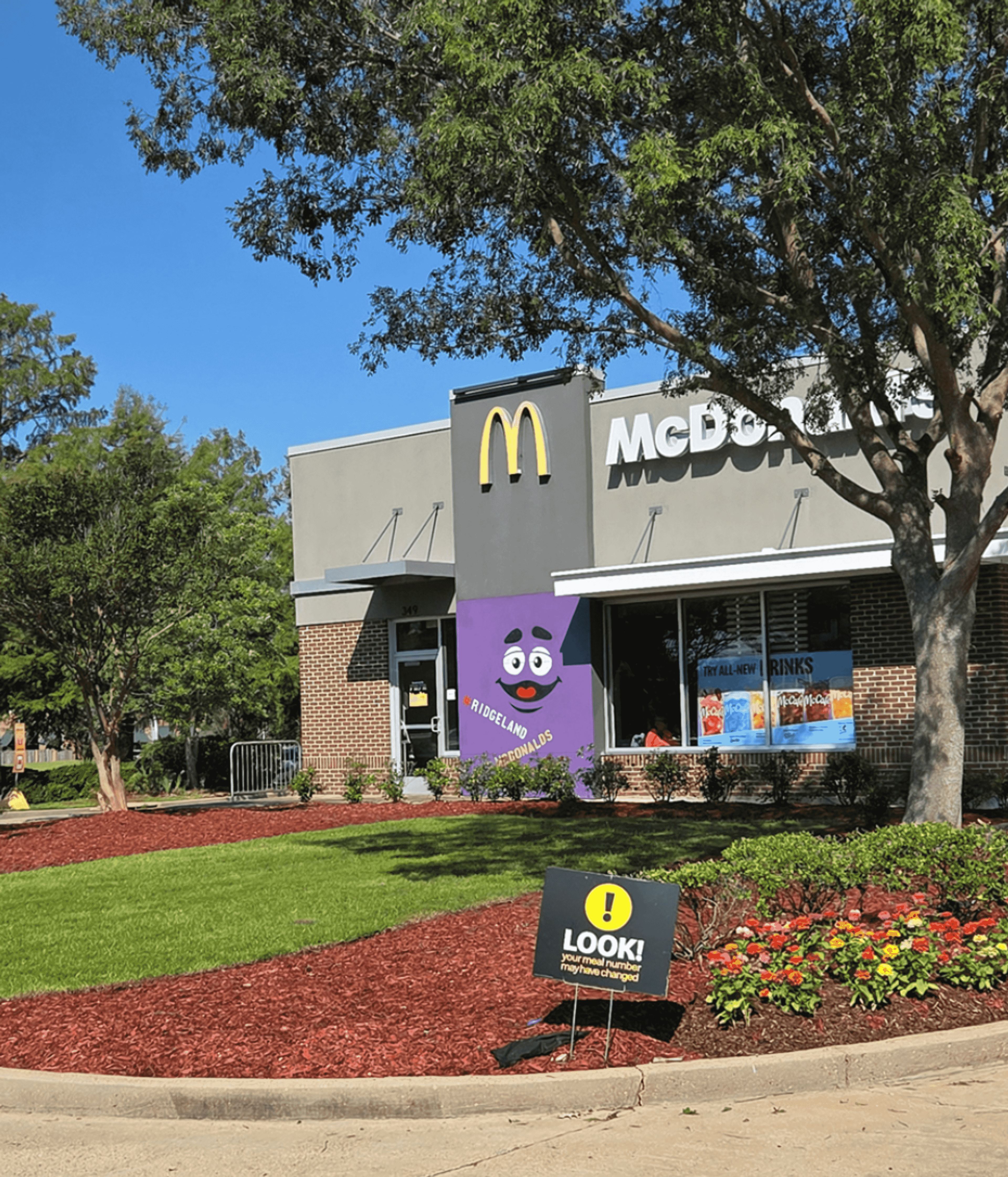 Ridgeland McDonald's Grimace mural ruled in violation of cit