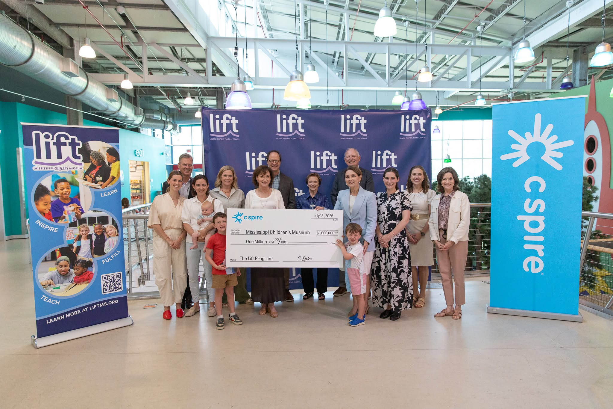 C Spire gives $1 million to Mississippi Children’s Museum for LIFT City STEM expansion