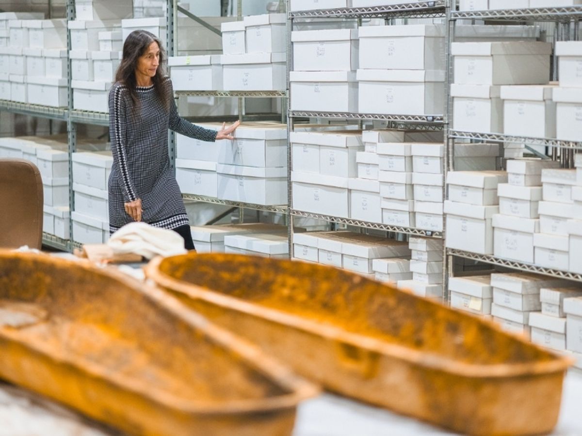 Rare cast iron casket from 1800s unearthed at Asylum Hill Ce...