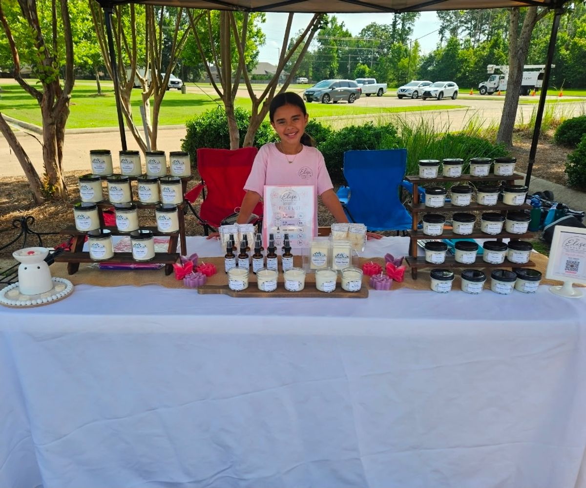 11-year-old Madison homeschooler builds Elise Candle Co.
