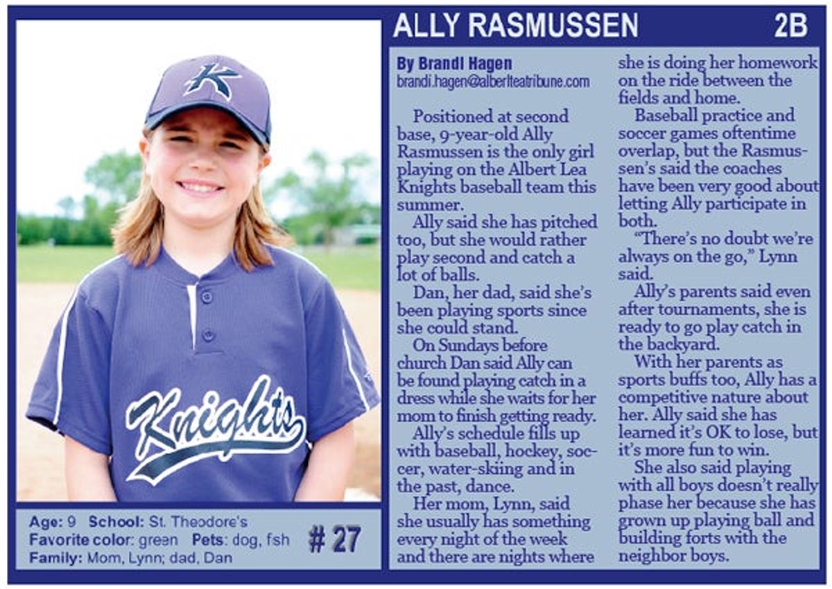 Albert Lea Knights: Ally Rasmussen