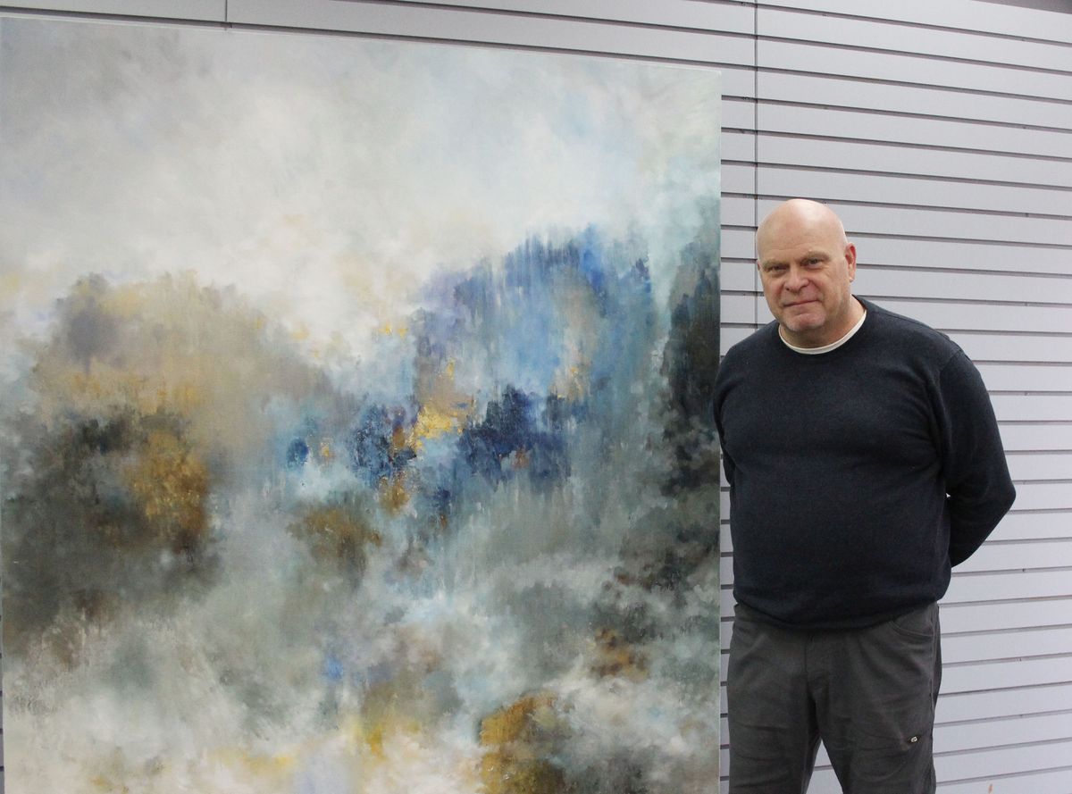 'Something you can get lost in': Albert Lea artist joins Art Center to display abstract paintings