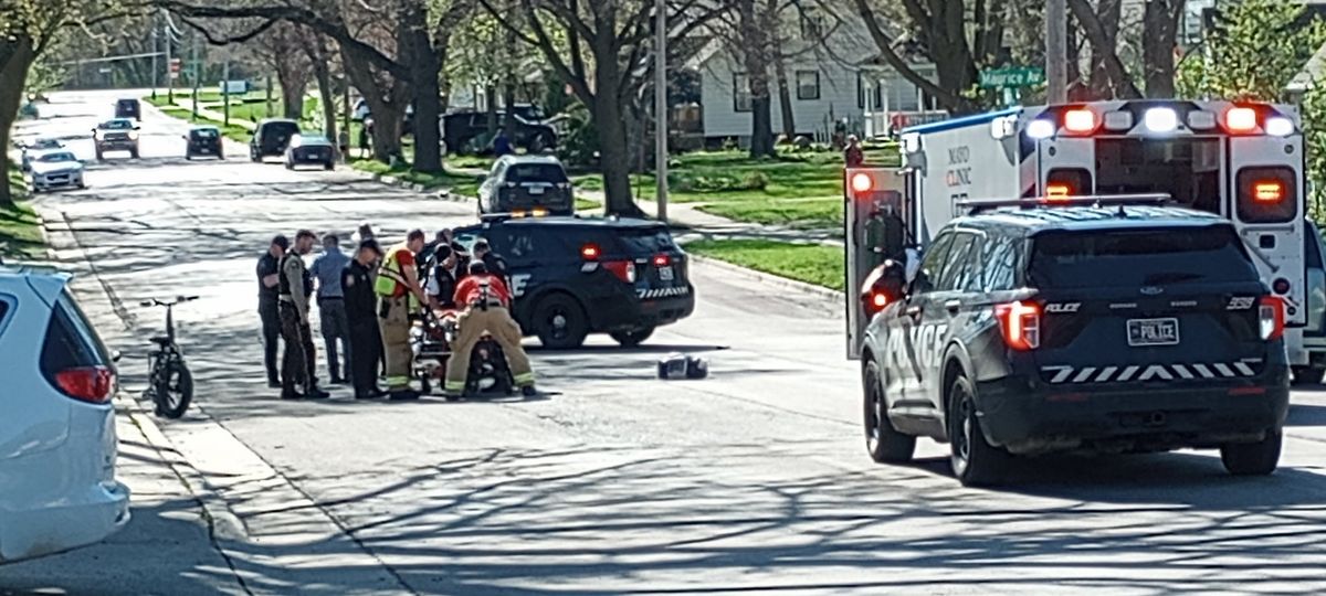 Child injured after crash with van and other reports
