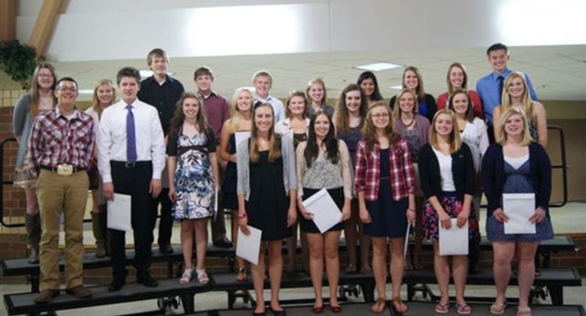 Students inducted into National Honor Society
