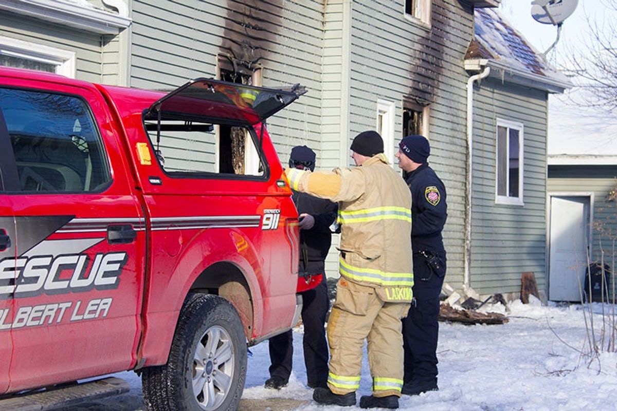 Albert Lea home destroyed by fire