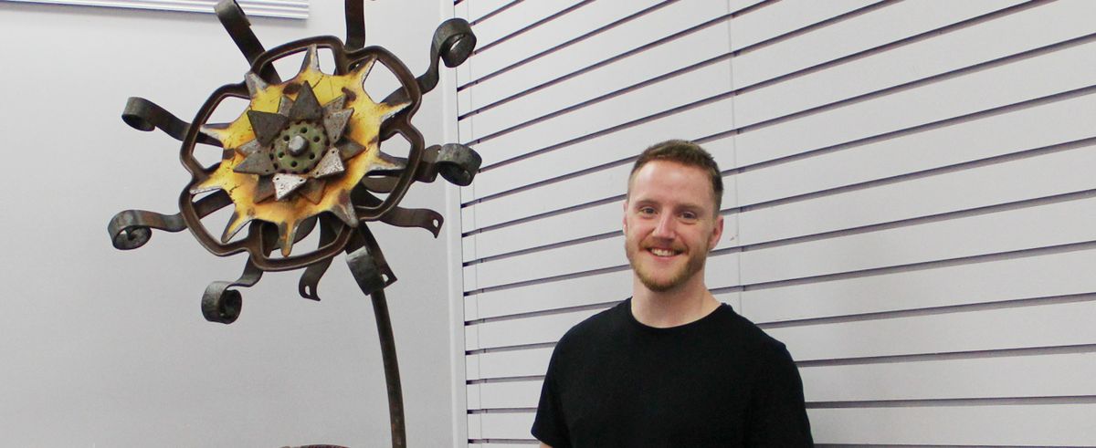 Albert Lea man brings metal work to Art Center for latest ex...