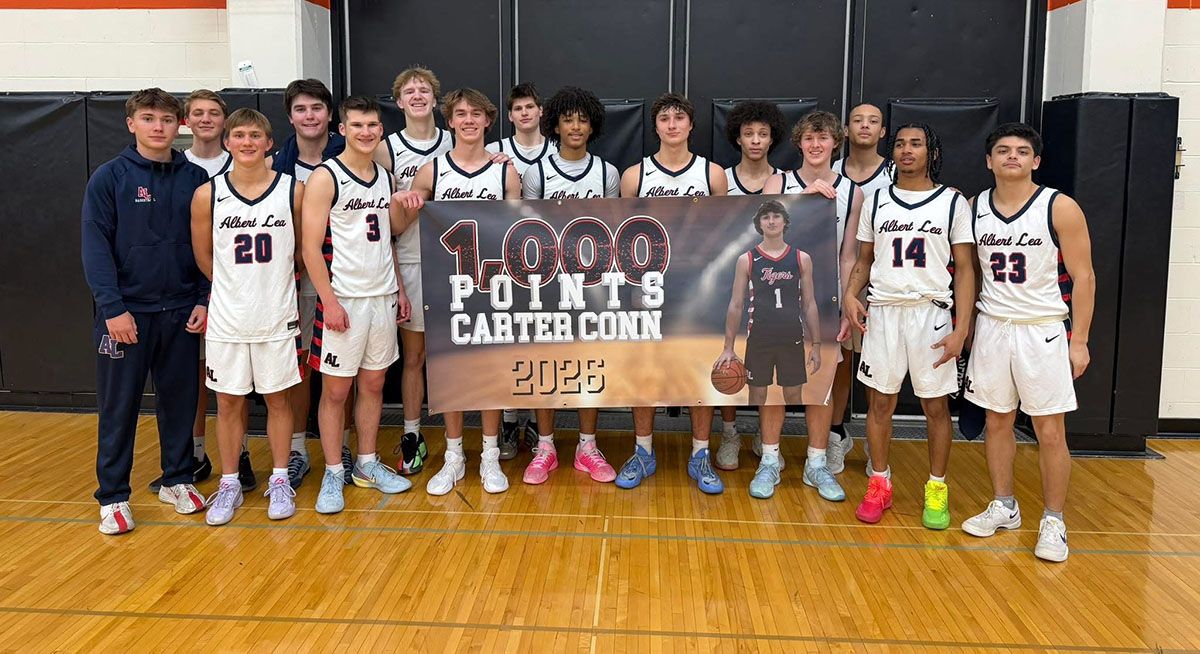 Albert Lea player reaches 1,000 career points in big win over Winona