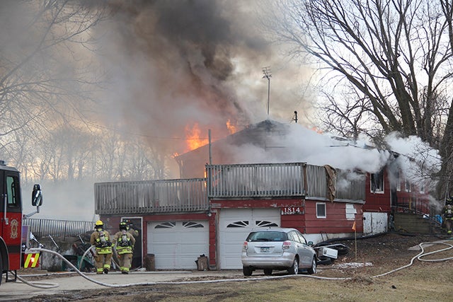 Update: Albert Lea house a total loss after large blaze