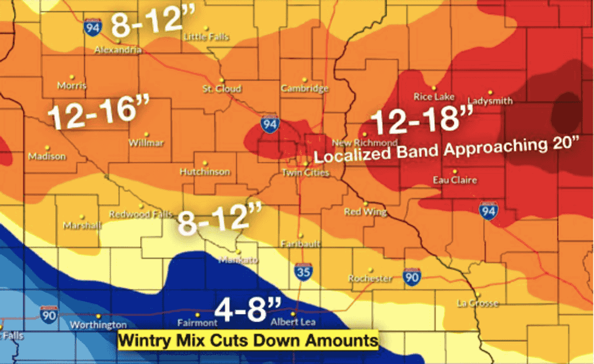 Weather Service issues blizzard warning ahead of snow, ice